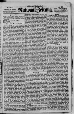 Nationalzeitung vom 15.01.1856
