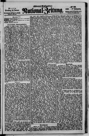 Nationalzeitung vom 29.01.1856