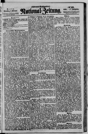 Nationalzeitung vom 05.02.1856