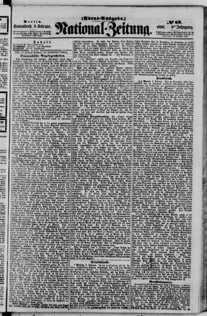 Nationalzeitung vom 09.02.1856