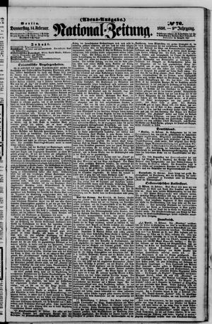 Nationalzeitung on Feb 14, 1856