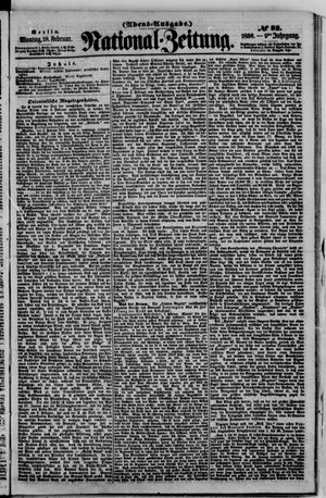 Nationalzeitung vom 18.02.1856
