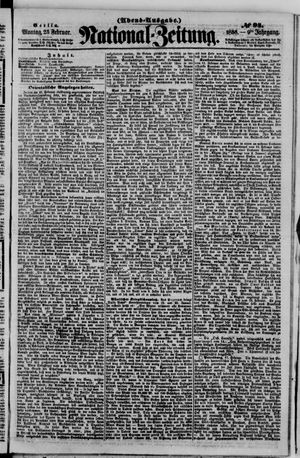 Nationalzeitung vom 25.02.1856