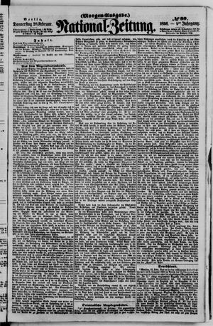 Nationalzeitung vom 28.02.1856