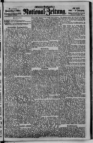 Nationalzeitung vom 06.03.1856