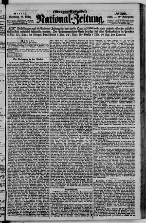 Nationalzeitung vom 16.03.1856