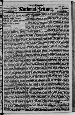 Nationalzeitung vom 22.03.1856