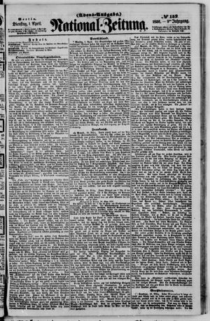 National-Zeitung vom 01.04.1856