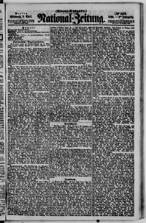 Nationalzeitung vom 02.04.1856
