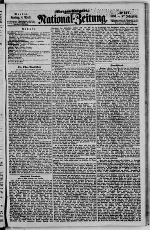 Nationalzeitung vom 04.04.1856
