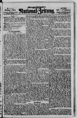 Nationalzeitung vom 08.04.1856