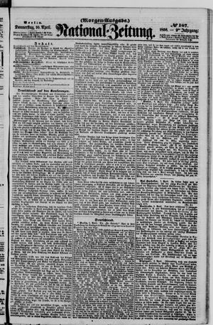 Nationalzeitung vom 10.04.1856