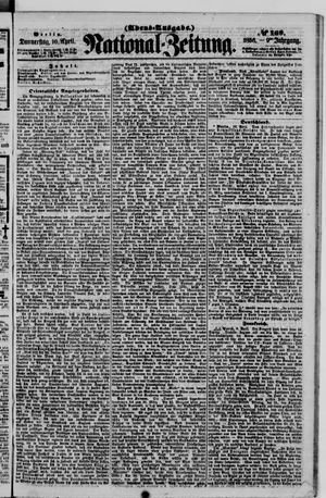 Nationalzeitung vom 10.04.1856