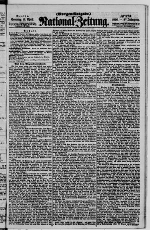 Nationalzeitung vom 13.04.1856