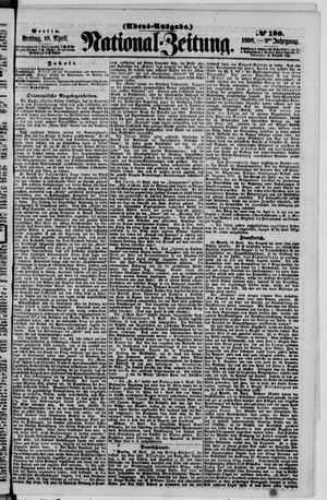Nationalzeitung vom 18.04.1856