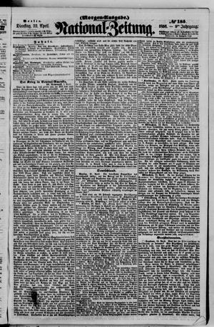 National-Zeitung vom 22.04.1856