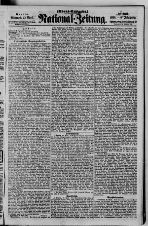 Nationalzeitung on Apr 23, 1856