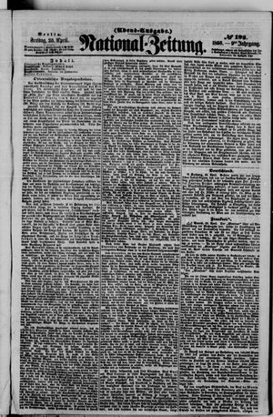 National-Zeitung vom 25.04.1856