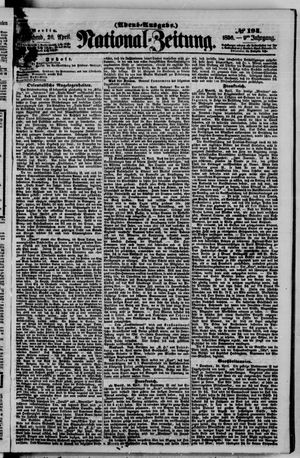 Nationalzeitung vom 26.04.1856