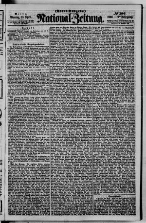 National-Zeitung vom 28.04.1856