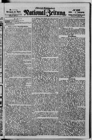 National-Zeitung vom 30.04.1856