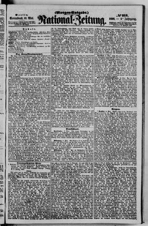 Nationalzeitung vom 10.05.1856