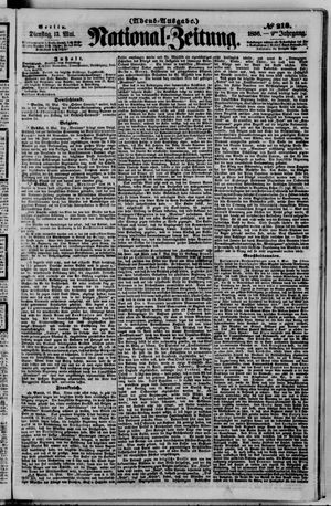 Nationalzeitung vom 13.05.1856