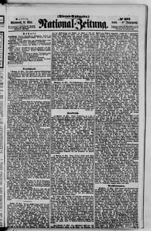 Nationalzeitung vom 21.05.1856