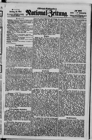 Nationalzeitung vom 23.05.1856