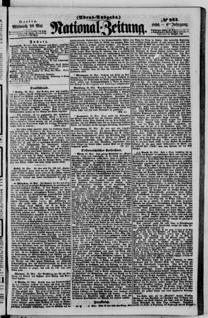 Nationalzeitung vom 28.05.1856