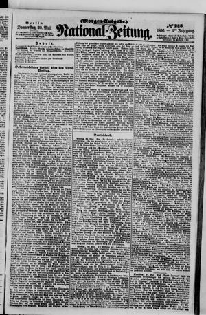 National-Zeitung vom 29.05.1856