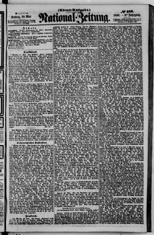 Nationalzeitung vom 30.05.1856