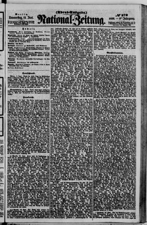 Nationalzeitung vom 12.06.1856