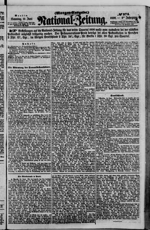 Nationalzeitung vom 15.06.1856