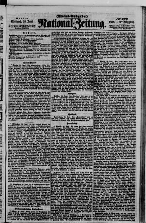 Nationalzeitung vom 25.06.1856