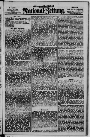 Nationalzeitung vom 11.07.1856