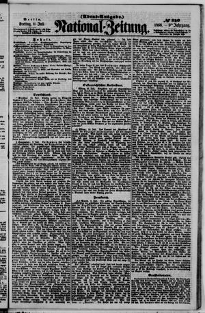 Nationalzeitung vom 11.07.1856