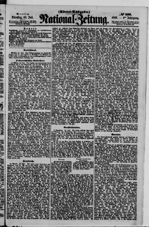National-Zeitung vom 22.07.1856