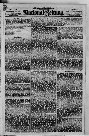 Nationalzeitung vom 24.07.1856