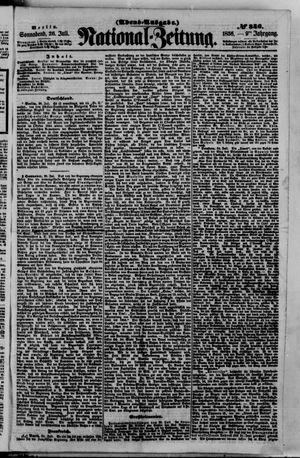 Nationalzeitung vom 26.07.1856