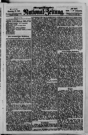 National-Zeitung vom 27.07.1856