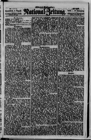 Nationalzeitung vom 02.08.1856