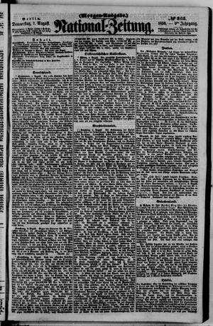 Nationalzeitung on Aug 7, 1856