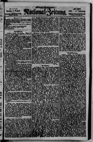 Nationalzeitung vom 08.08.1856