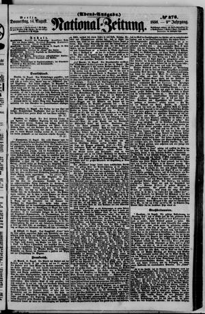 National-Zeitung vom 14.08.1856