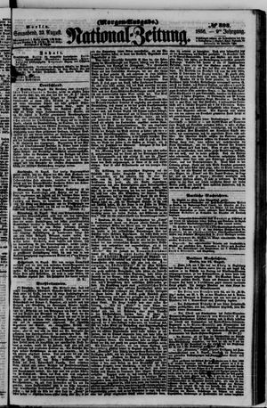 Nationalzeitung vom 23.08.1856