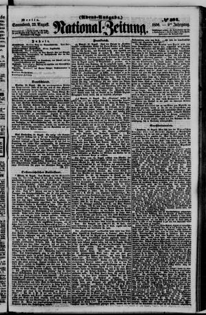 Nationalzeitung vom 23.08.1856