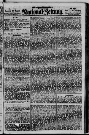 Nationalzeitung vom 24.08.1856