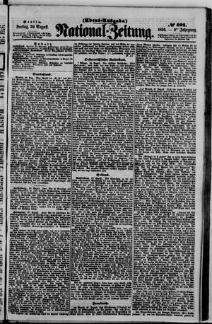 Nationalzeitung vom 29.08.1856