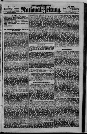 National-Zeitung vom 04.09.1856